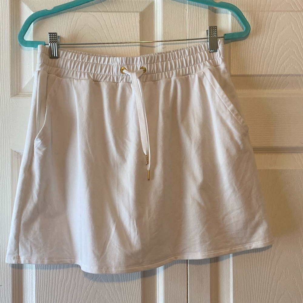Lilly Pulitzer White Drawstring Skort